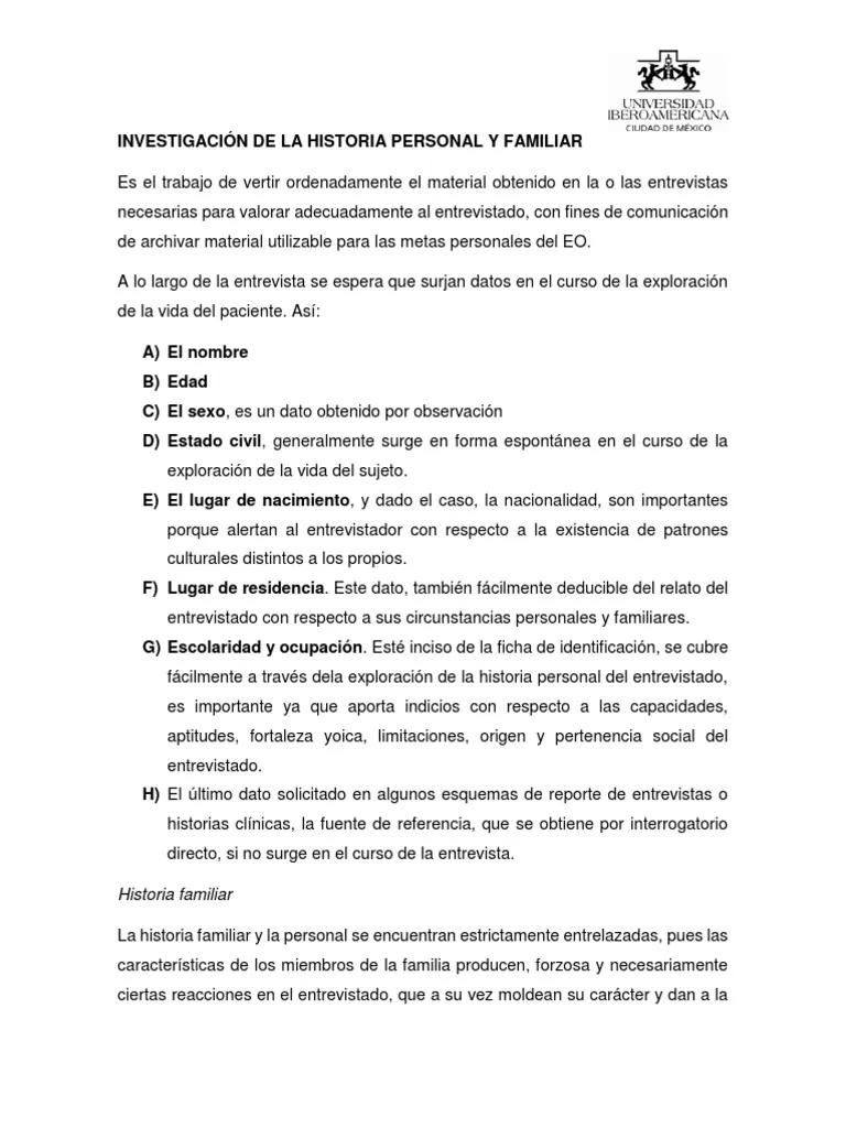 Historia personal en psicología - Cómo hacer una historia clínica psicológica historia personal psicologia - Cómo hacer una historia clínica psicológica