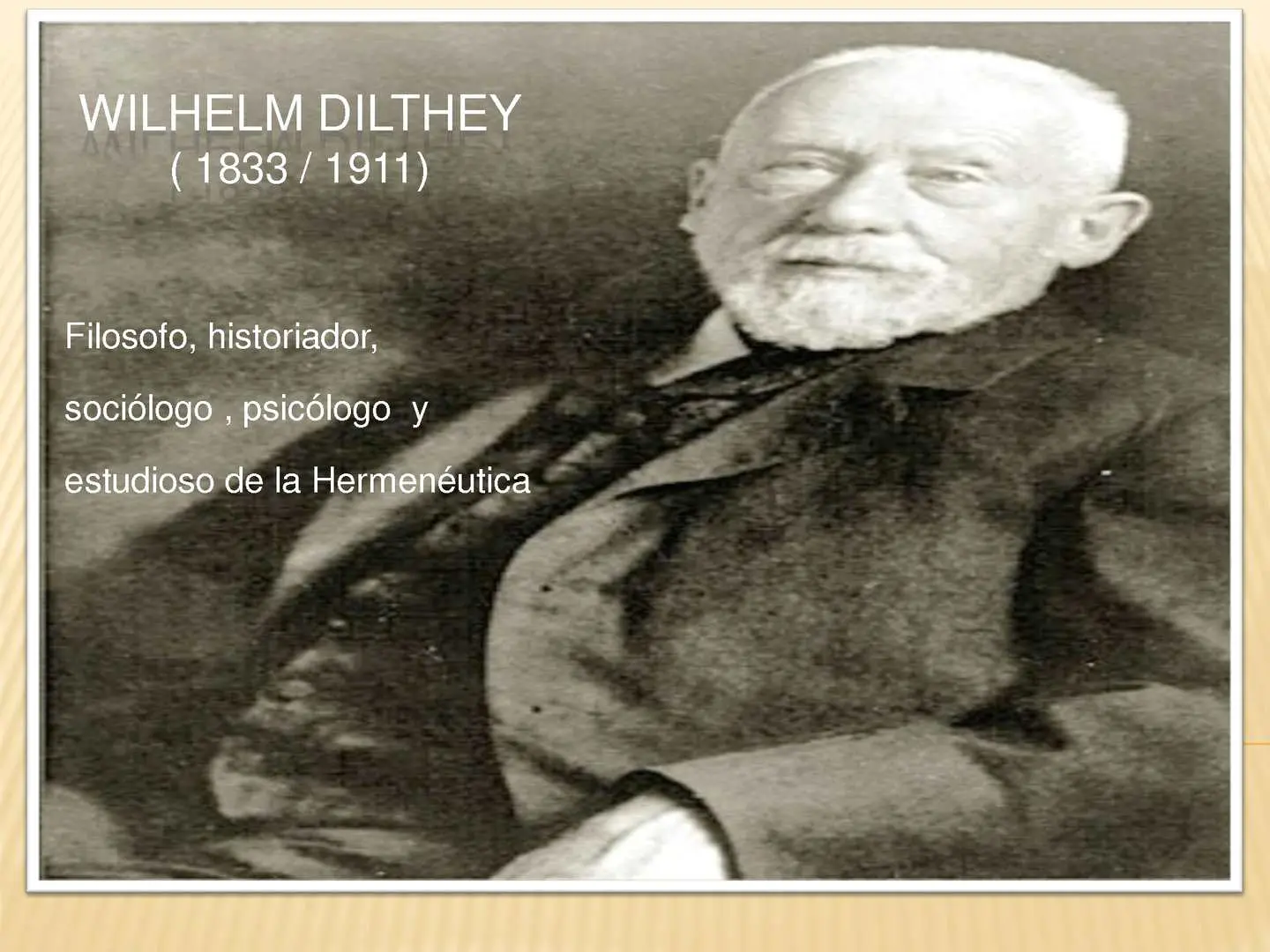 dilthey psicologia - Cómo se le denomina a psicología de Dilthey que se acerca a la historia la ética la literatura y las artes