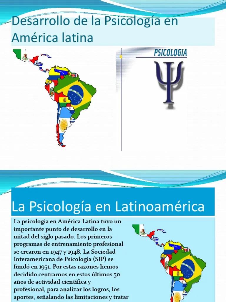 psicologia en america latina - Cómo surge la psicología en América