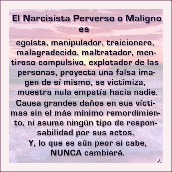 perfil psicologico de una persona narcisista - Cómo te pone a prueba un narcisista