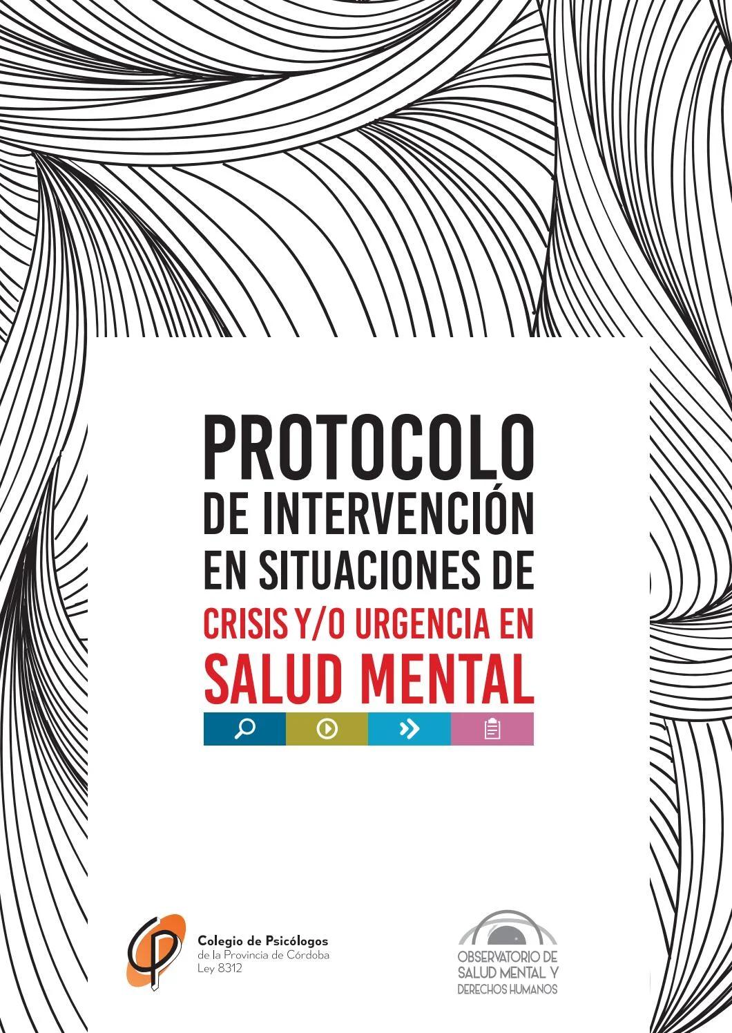 abordaje en urgencias psicológicas crisis - Cuál es el modelo de intervención en crisis