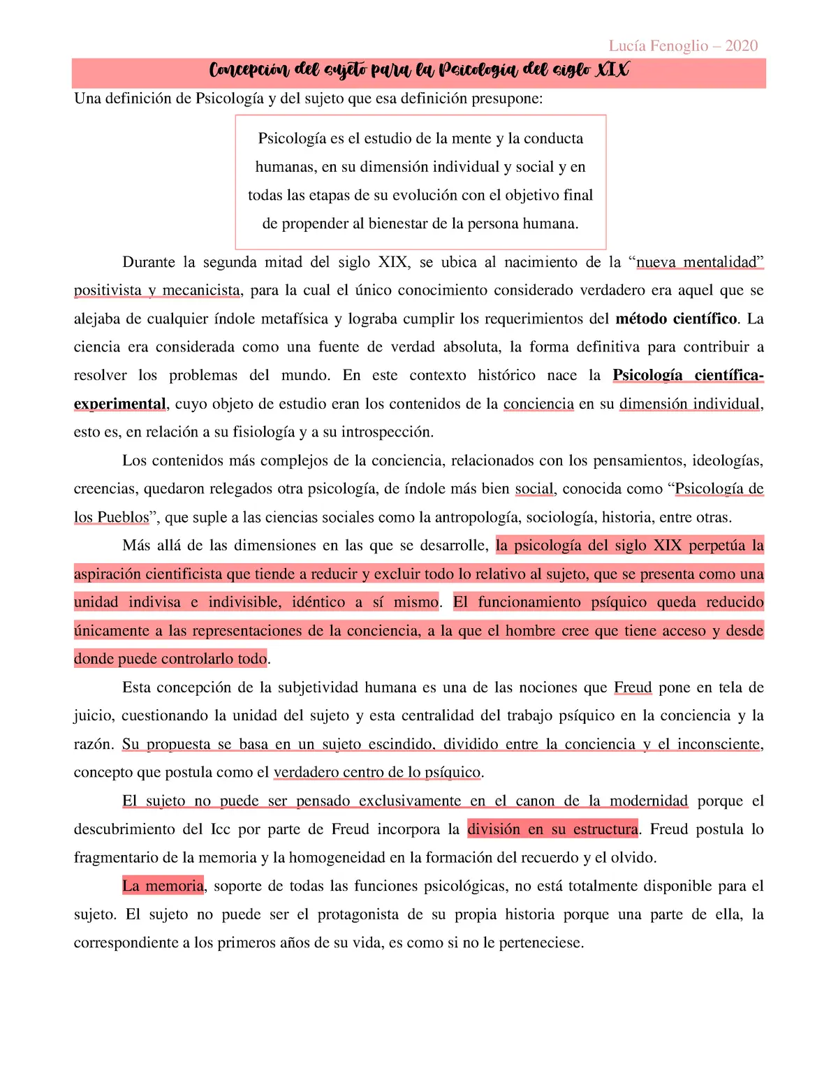 concepcion definicion psicologia - Cuál es el significado de concepción