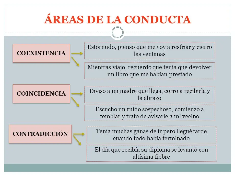 ejemplos de coincidencia psicologia - Cuáles son las manifestaciones conductuales