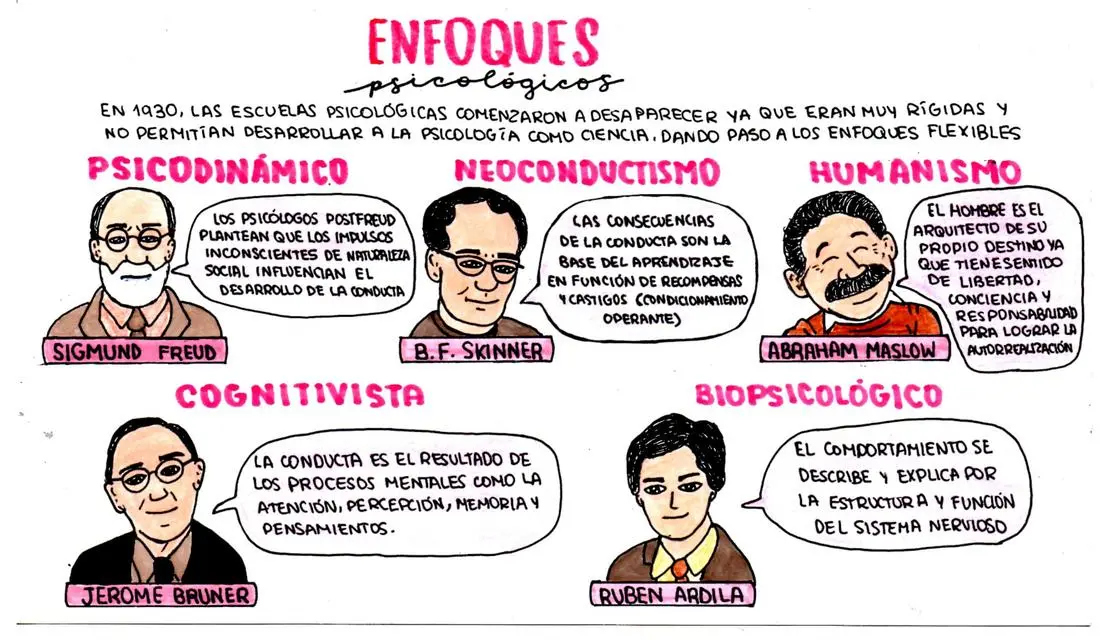 enfoques psicologicos del aprendizaje - Cuáles son los 3 enfoques del aprendizaje