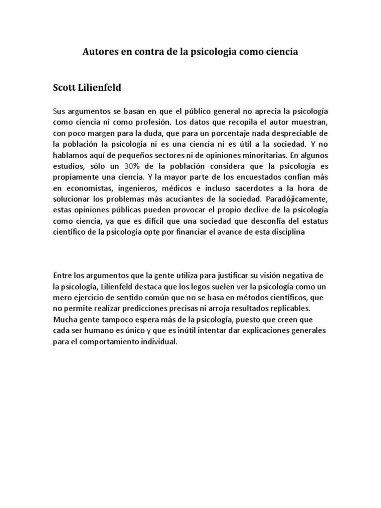 Argumentos en contra de la psicología - Cuáles son los argumentos en contra de la psicoterapia argumentos en contra de la psicologia - Cuáles son los argumentos en contra de la psicoterapia