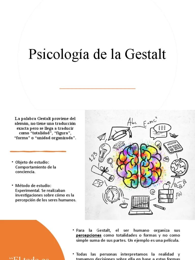 Psicología De La Gestalt Percepción Y Organización Colegio De Psicólogos Sj 8372