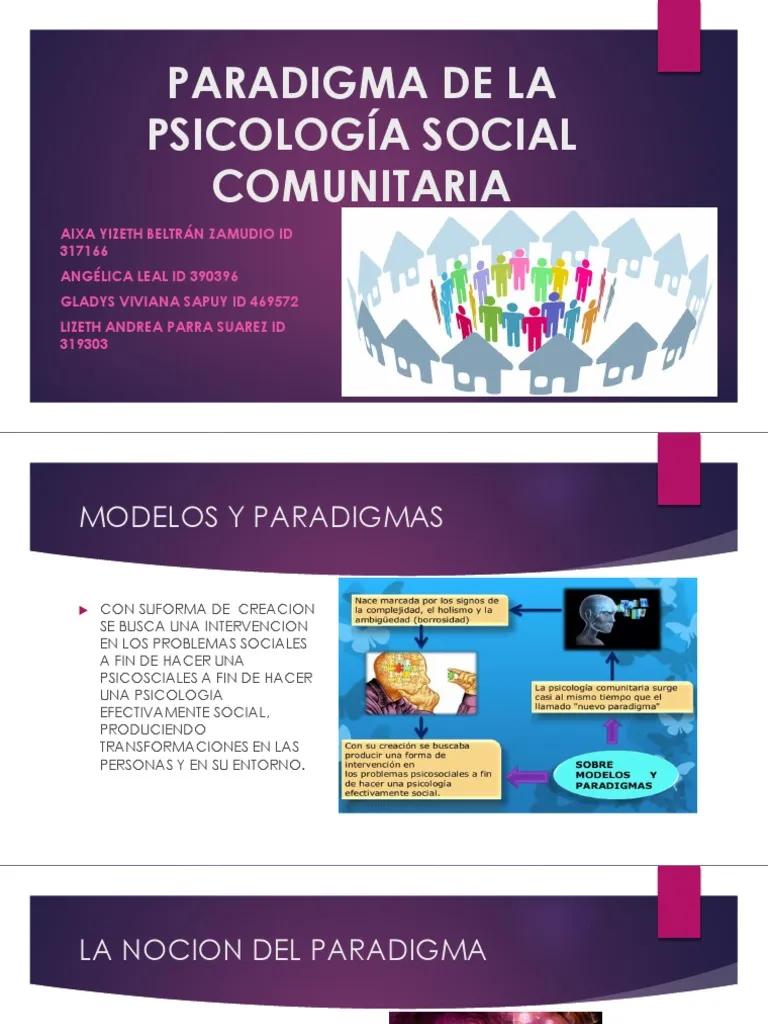 cuales son los paradigmas de la psicologia social - Cuáles son los paradigmas tradicionales dominantes de la psicología social