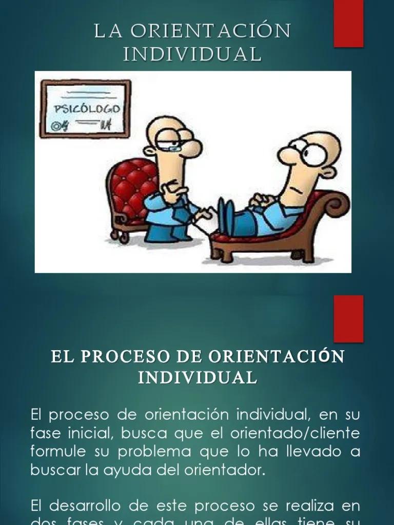 orientación psicológica individual - Cuáles son los tipos de orientación psicológica