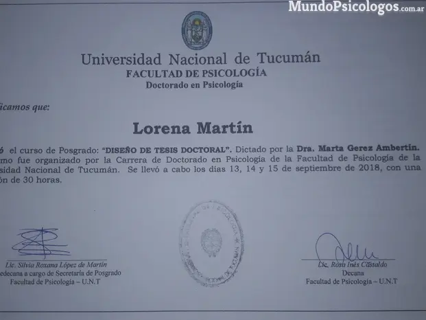 matricula nacional psicologia - Cuánto sale la matrícula nacional