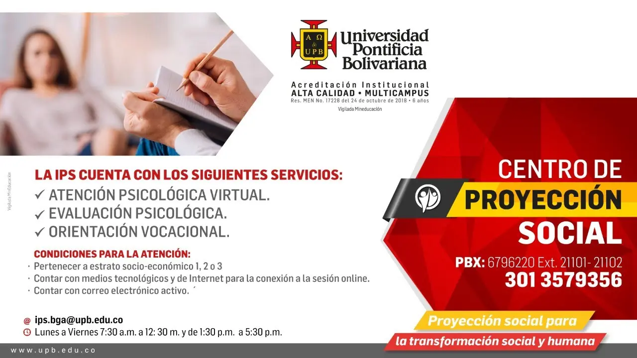 psicologia virtual bucaramanga - Cuánto vale el semestre de Psicología en la Pontificia Bolivariana Bucaramanga