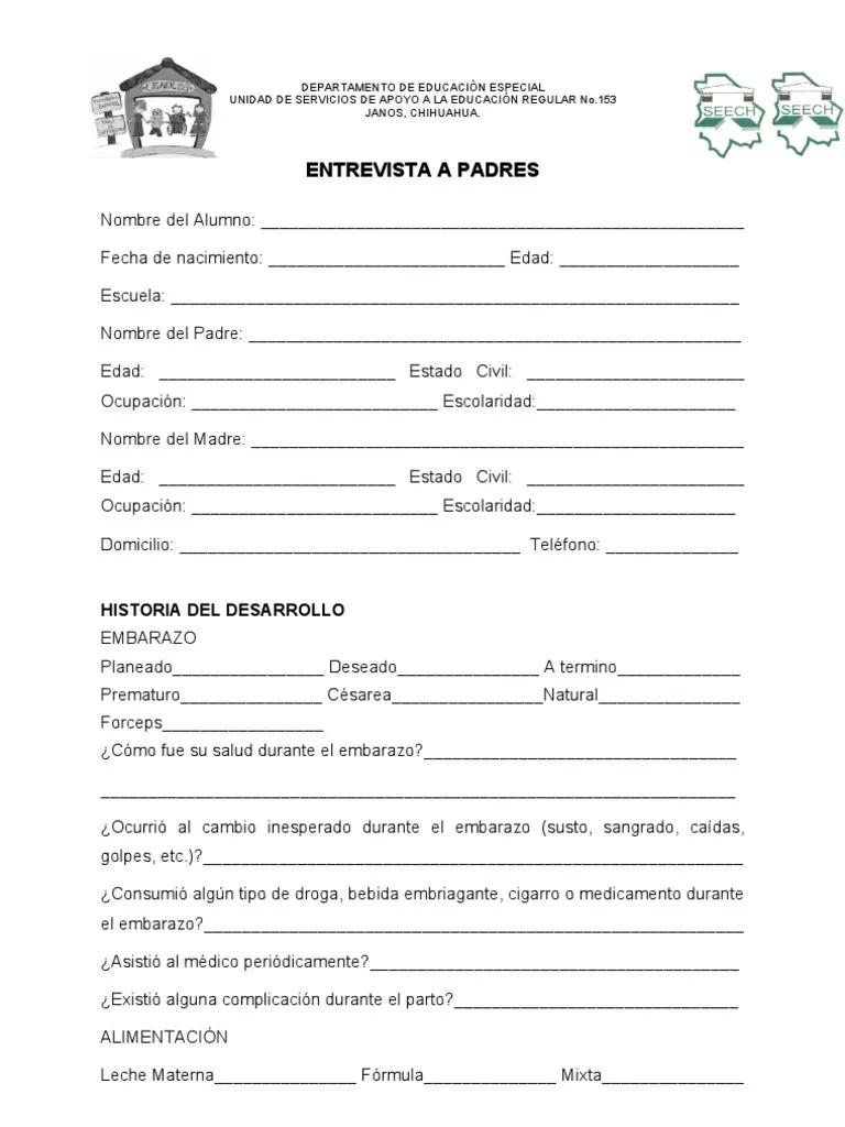 entrevista a padres psicologia infantil - Qué aspectos deben de tomarse en cuenta para una entrevista con padres de familia