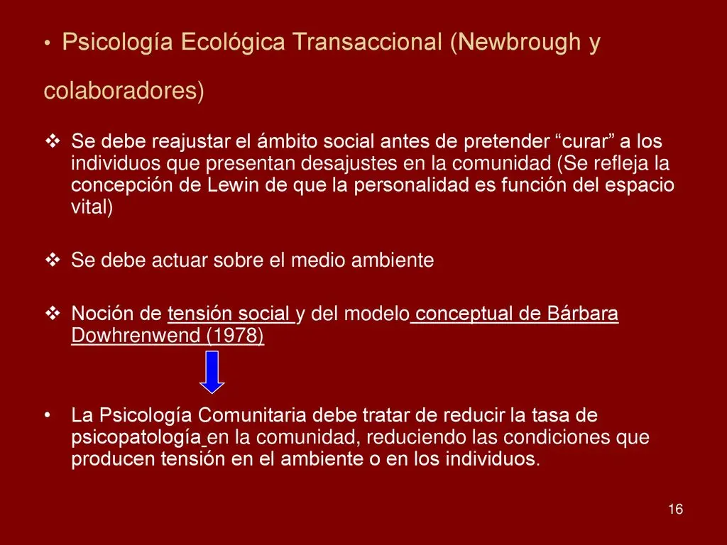 psicologia ecologica transaccional - Qué autores lograron generar una concepción de la Psicología ecológica transaccional