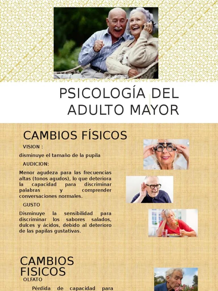 psicologia del adulto mayor definicion - Qué definición le da a adulto mayor