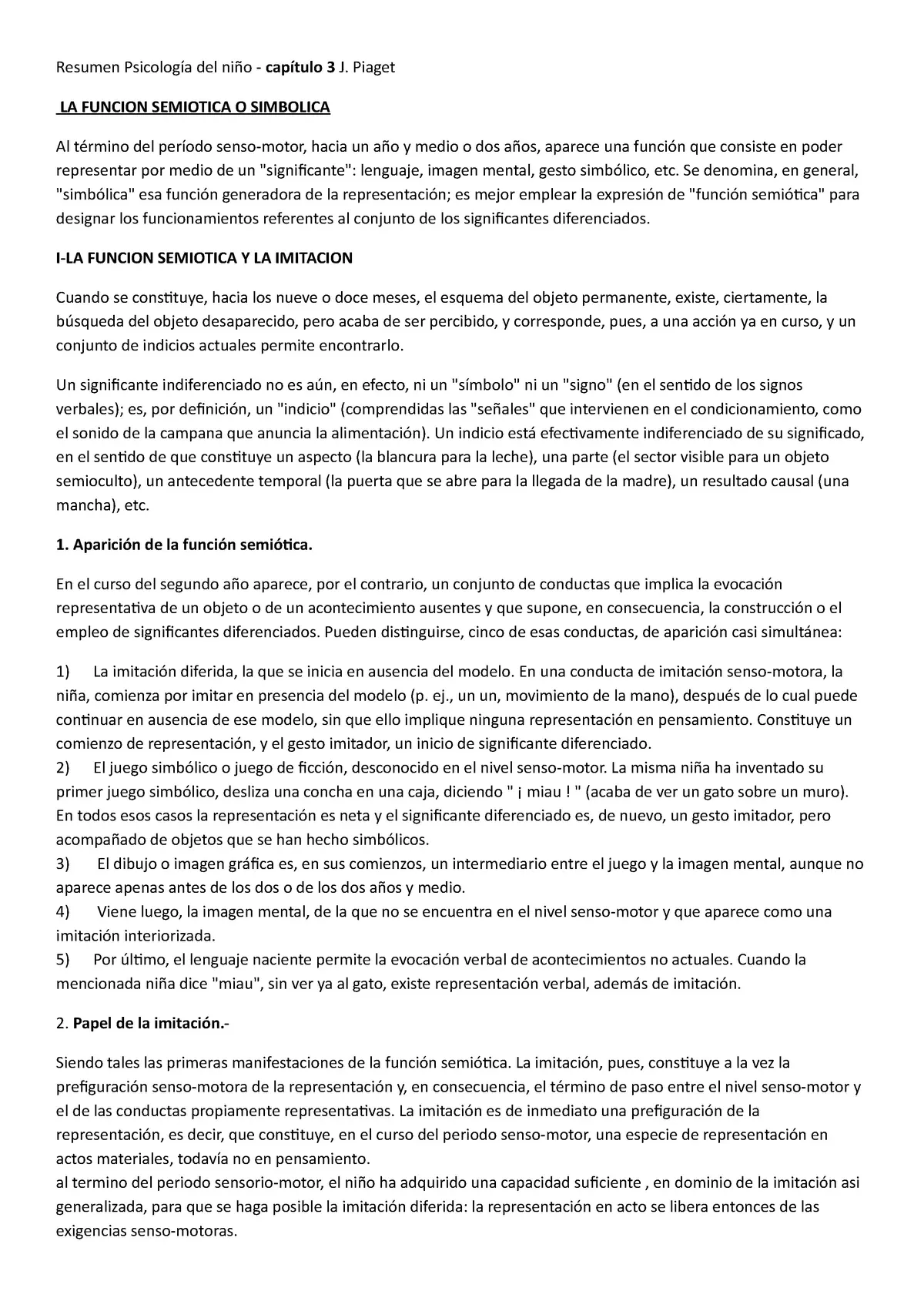 Resumen de Piaget: La psicología del niño según Jean Piaget - Qué dice Piaget del comportamiento de los niños resumen de piaget psicologia del niño - Qué dice Piaget del comportamiento de los niños