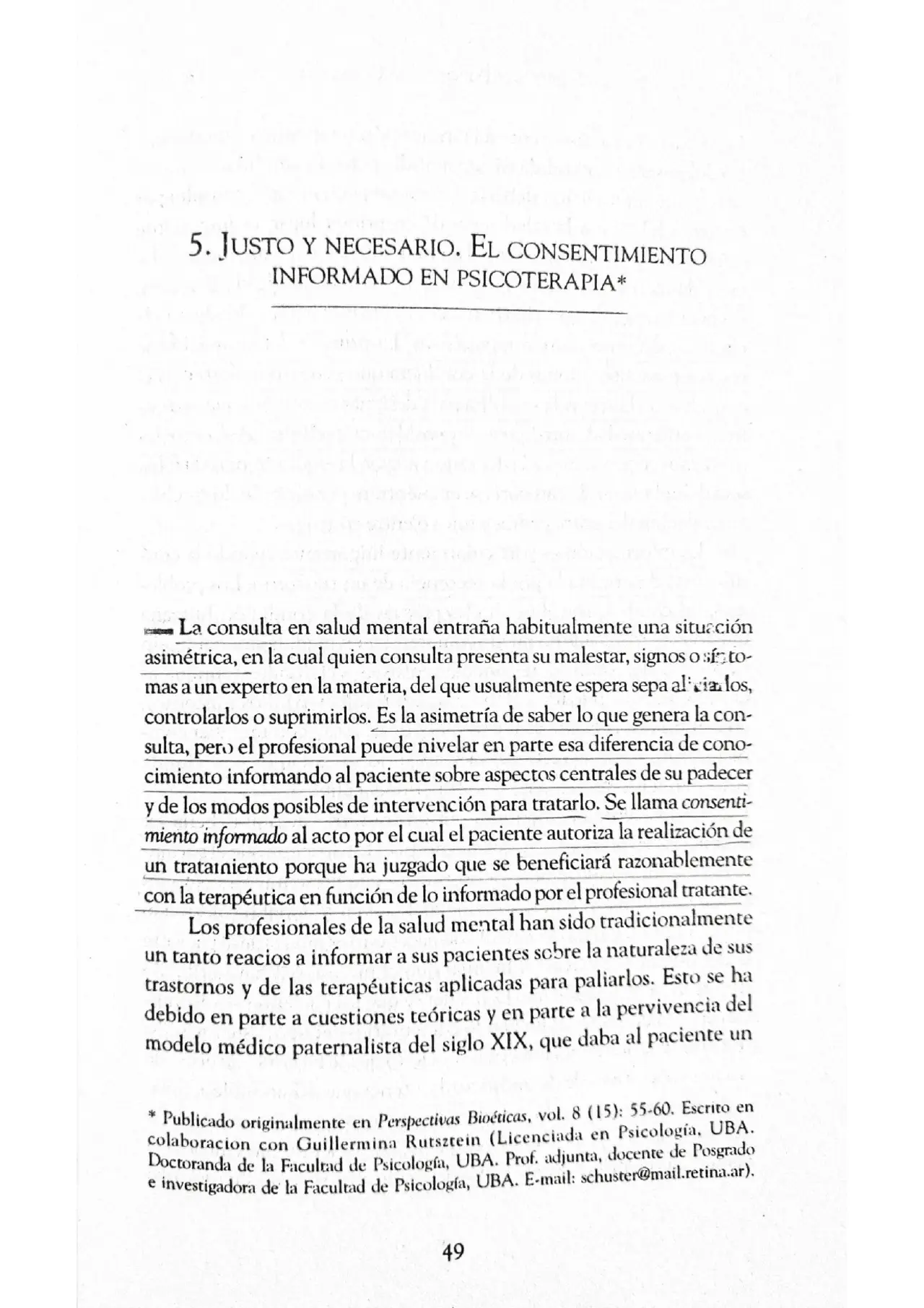 consentimiento informado psicologia uba - Qué es consentimiento informado psicología PDF
