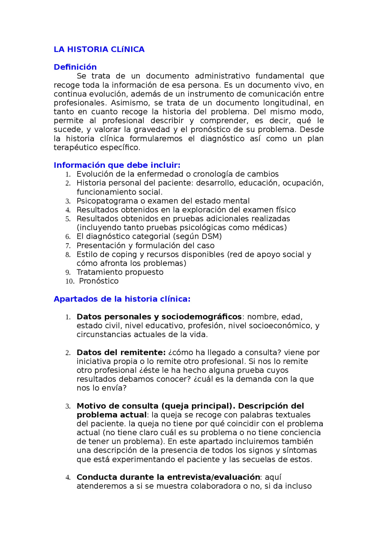 Historia personal en psicología - Qué es el historial psicologico historia personal psicologia - Qué es el historial psicologico
