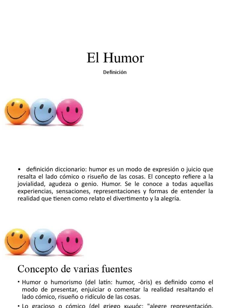 definicion de humor en psicologia - Qué es el humor en el ser humano