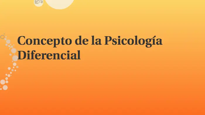 psicologia diferencial definicion - Qué es el método diferencial en psicología