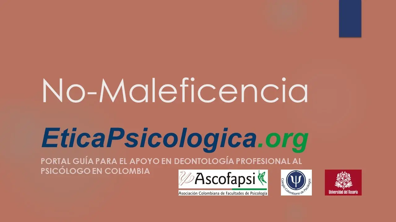 principio de no maleficencia en psicologia - Qué es el principio de no maleficencia ejemplos