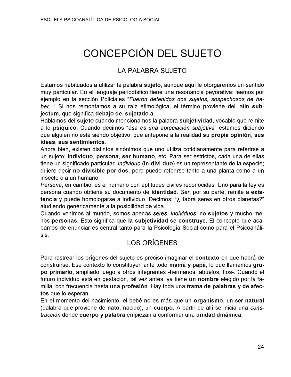 concepcion definicion psicologia - Qué es la concepción psicológica