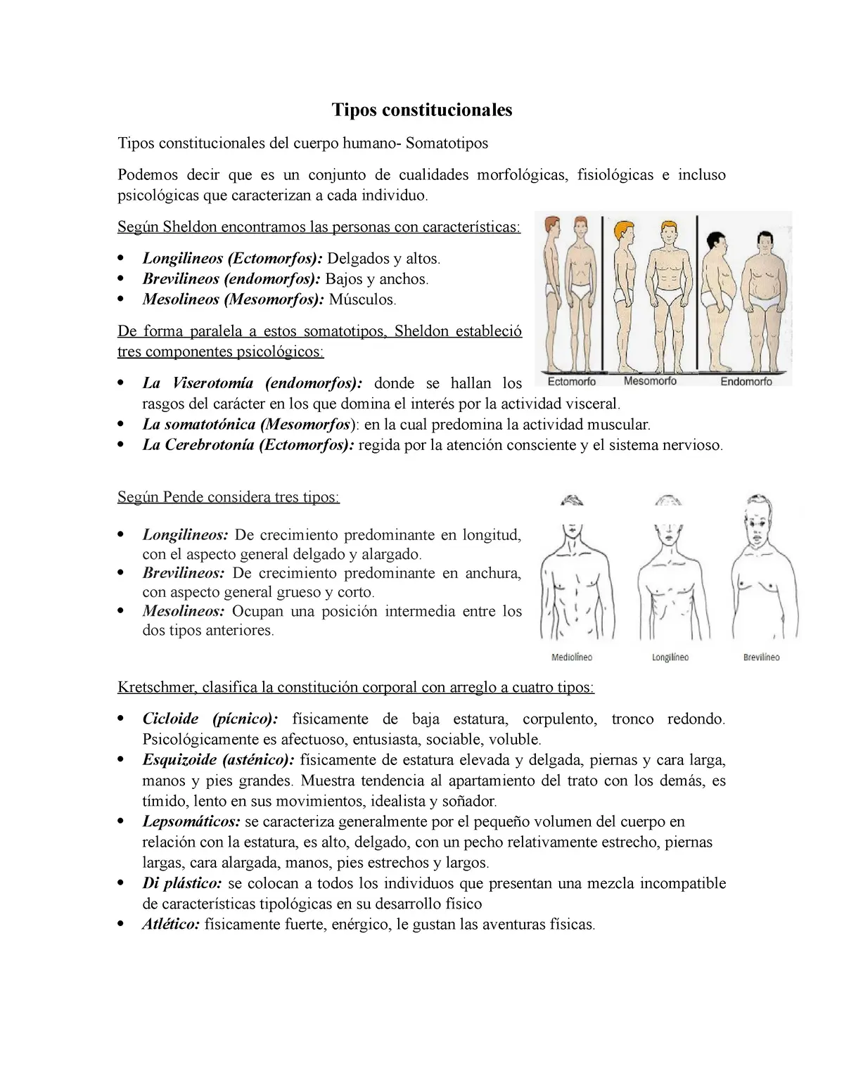 caracteristicas constitucionales psicologia - Qué es la constitución en la psicología