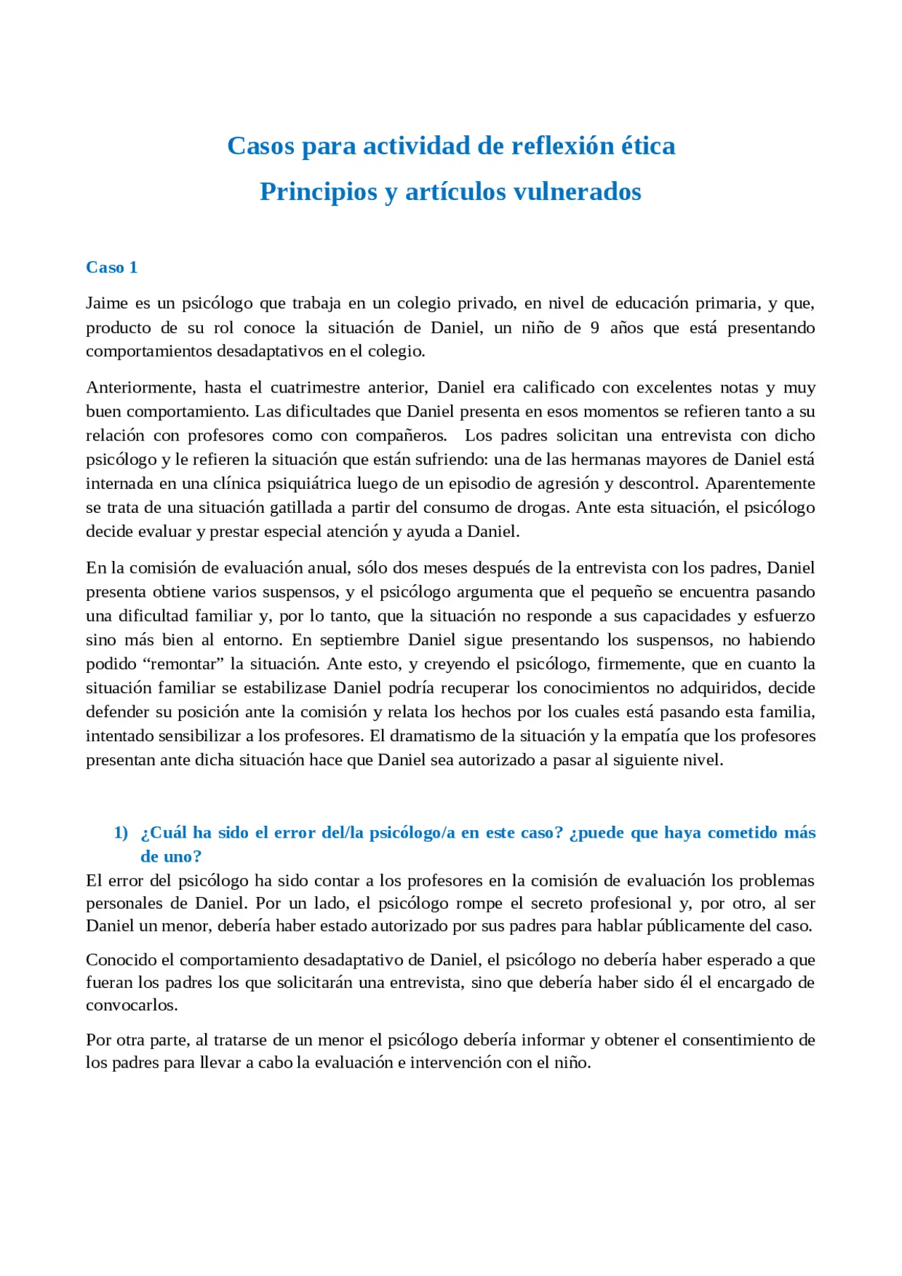 casos de falta de etica profesional en psicologia - Qué es la falta de ética profesional ejemplos