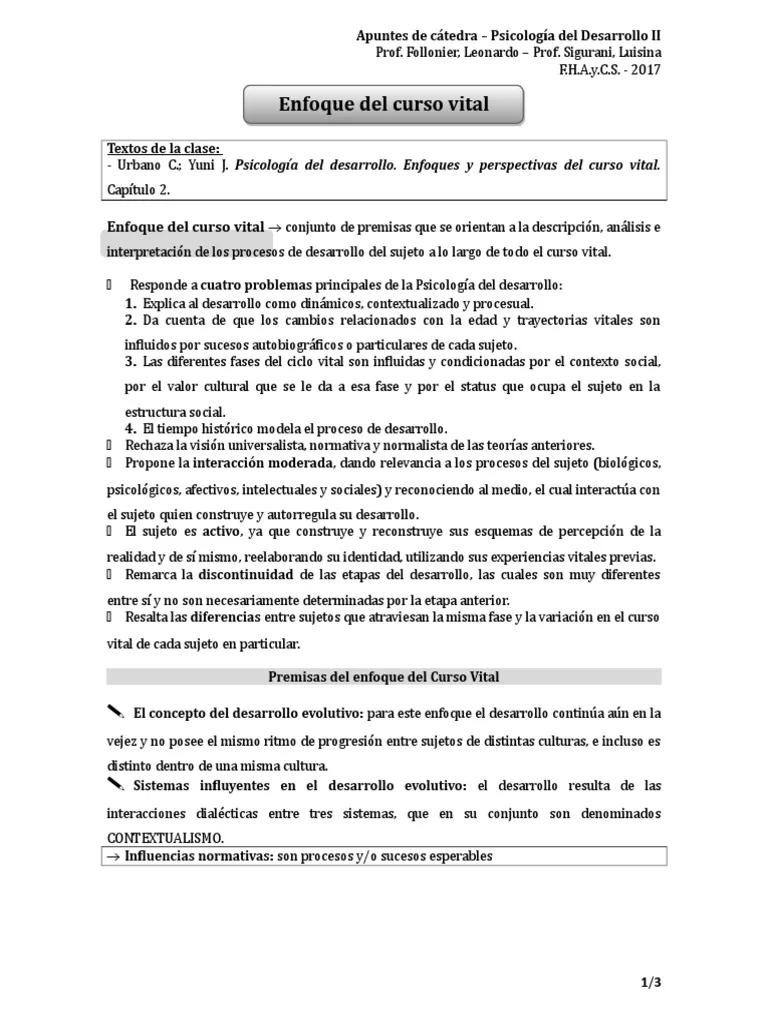 psicologia del desarrollo enfoques y perspectivas del curso vital resumen - Qué es la perspectiva del desarrollo del ciclo vital