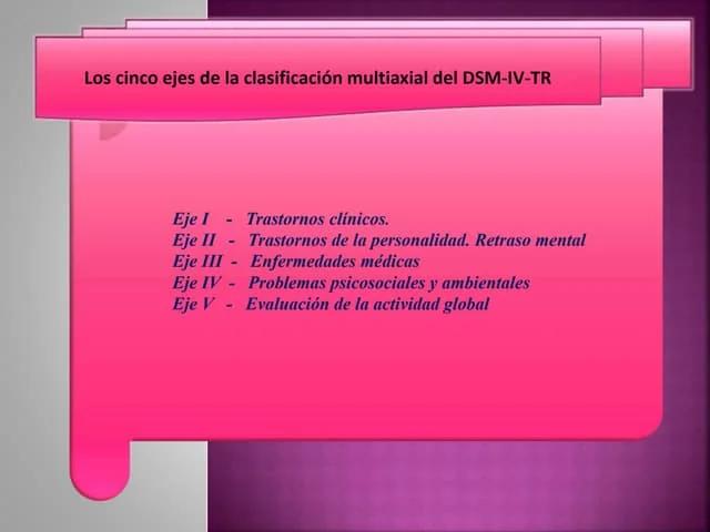 ejes multiaxiales psicologia - Qué es multiaxial en psicología