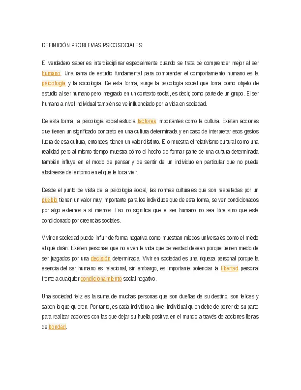 Qué es un problema psicosocial en psicología - Qué es un problema psicosocial según autores que es un problema psicosocial en psicología - Qué es un problema psicosocial según autores