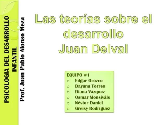 La Psicología del Desarrollo según Juan Delval - Qué ideas nuevas aporto Juan Delval delval psicologia del desarrollo - Qué ideas nuevas aporto Juan Delval