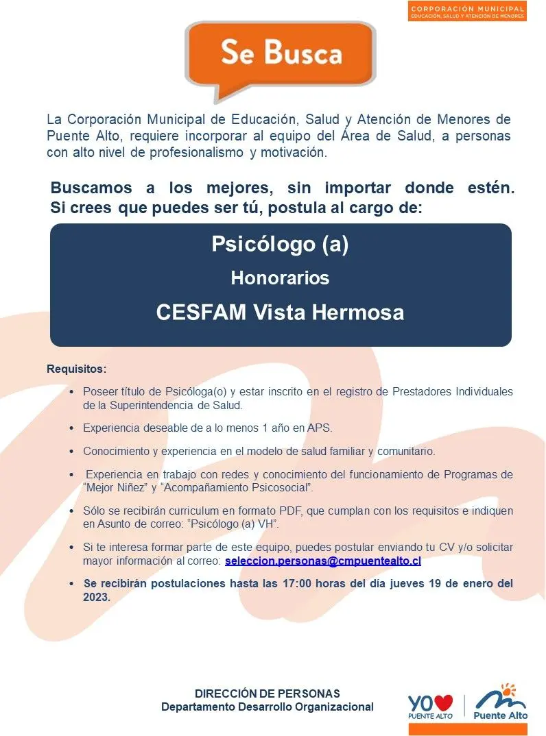 Trabajo del psicólogo en un Cesfam - Qué necesita un psicólogo para trabajar en un hospital trabajo psicologo cesfam - Qué necesita un psicólogo para trabajar en un hospital