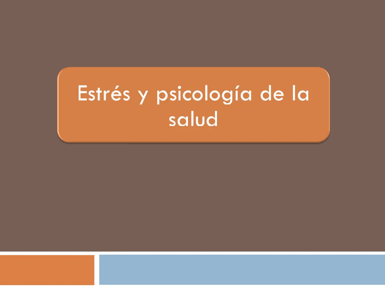 estres y psicologia de la salud - Qué relación existe entre la salud y el estrés