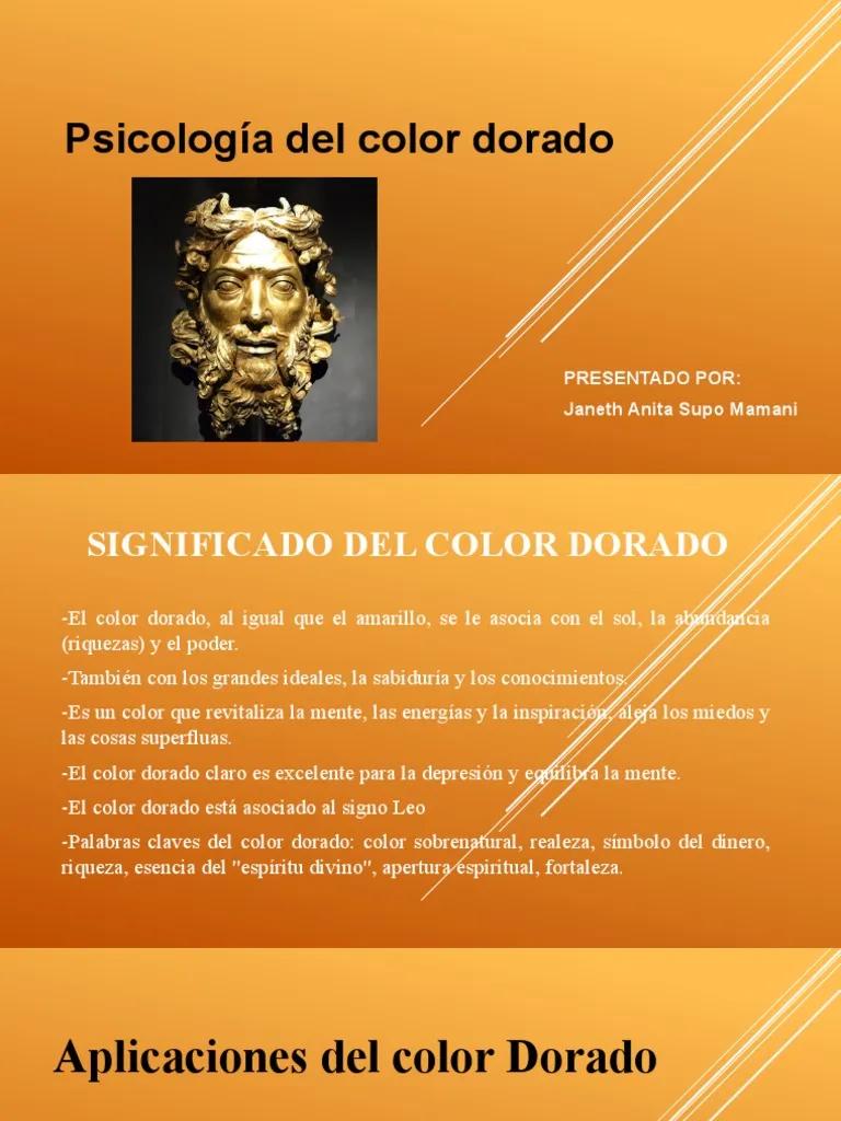 psicologia del dorado - Qué significa el color dorado en la meditación