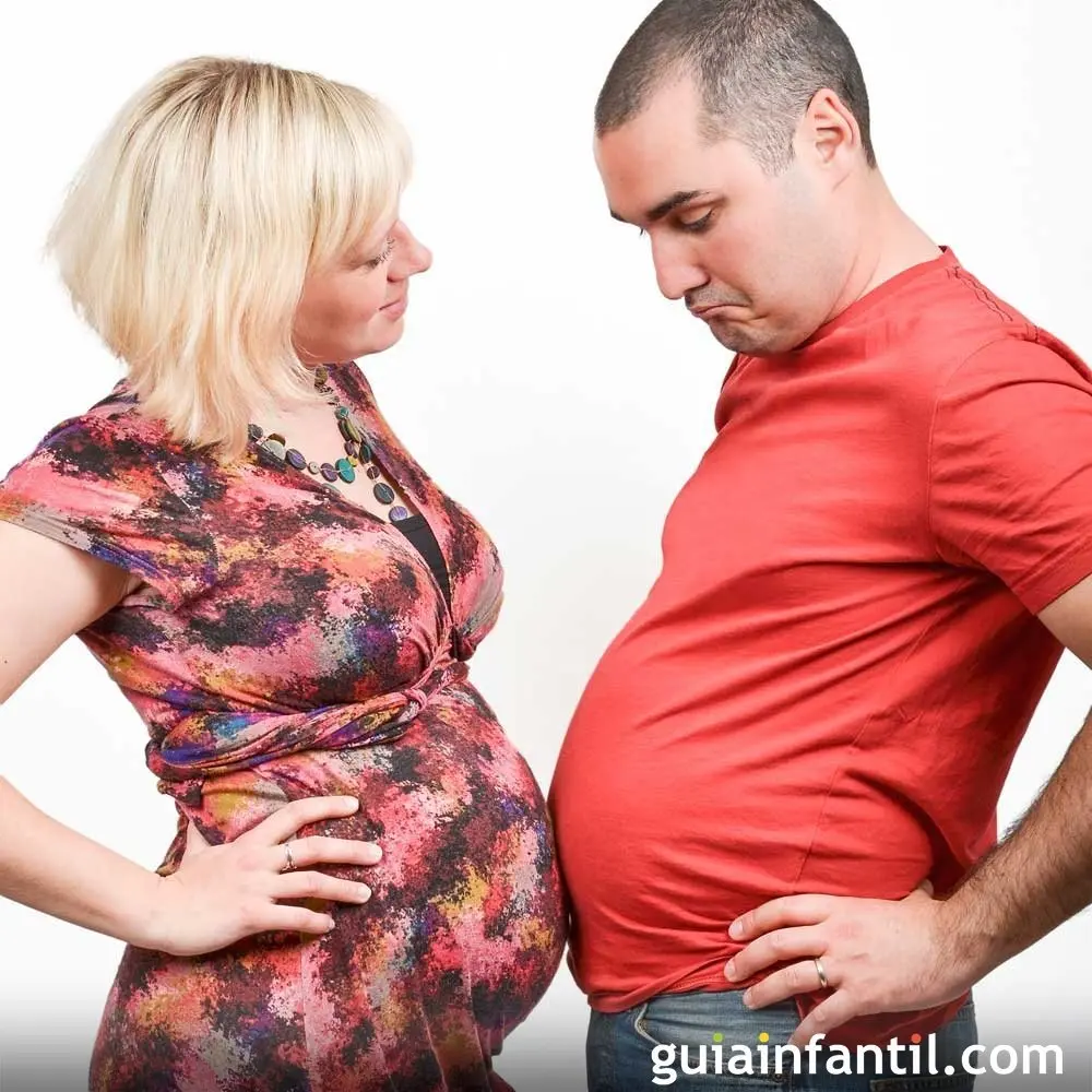 hombre embarazo psicologico - Qué síntomas le puede dar a un hombre en el embarazo