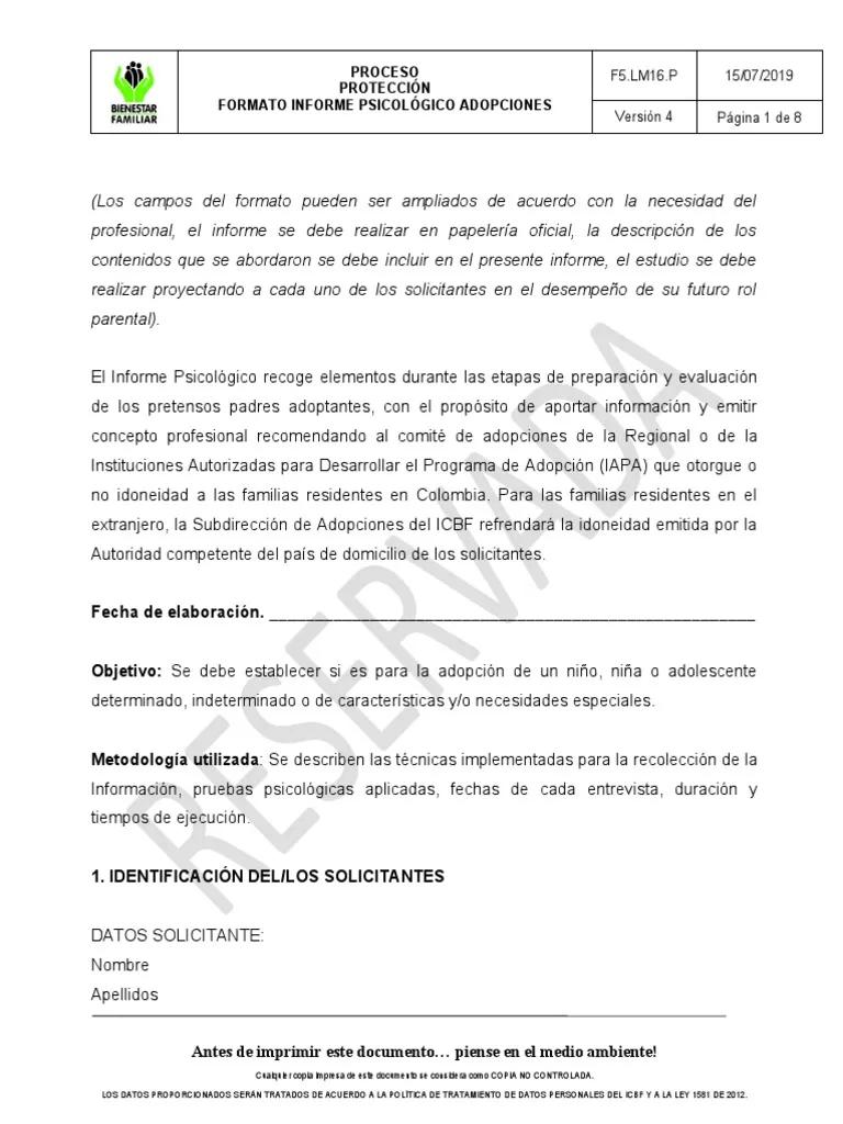 informe psicológico para adopción - Que te preguntan en una entrevista para adopción