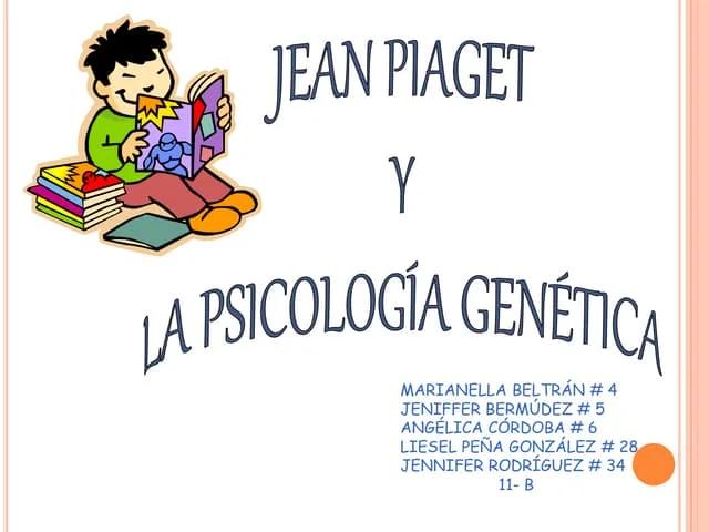 psicologia genetica autores - Quién descubrio la psicología genetica