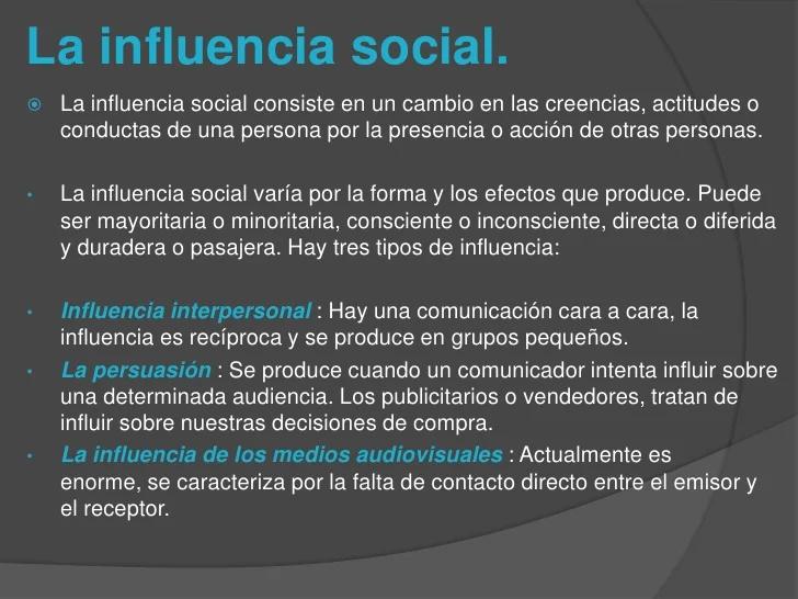 psicologia influencia social - Quién es el autor de la teoría de la influencia social