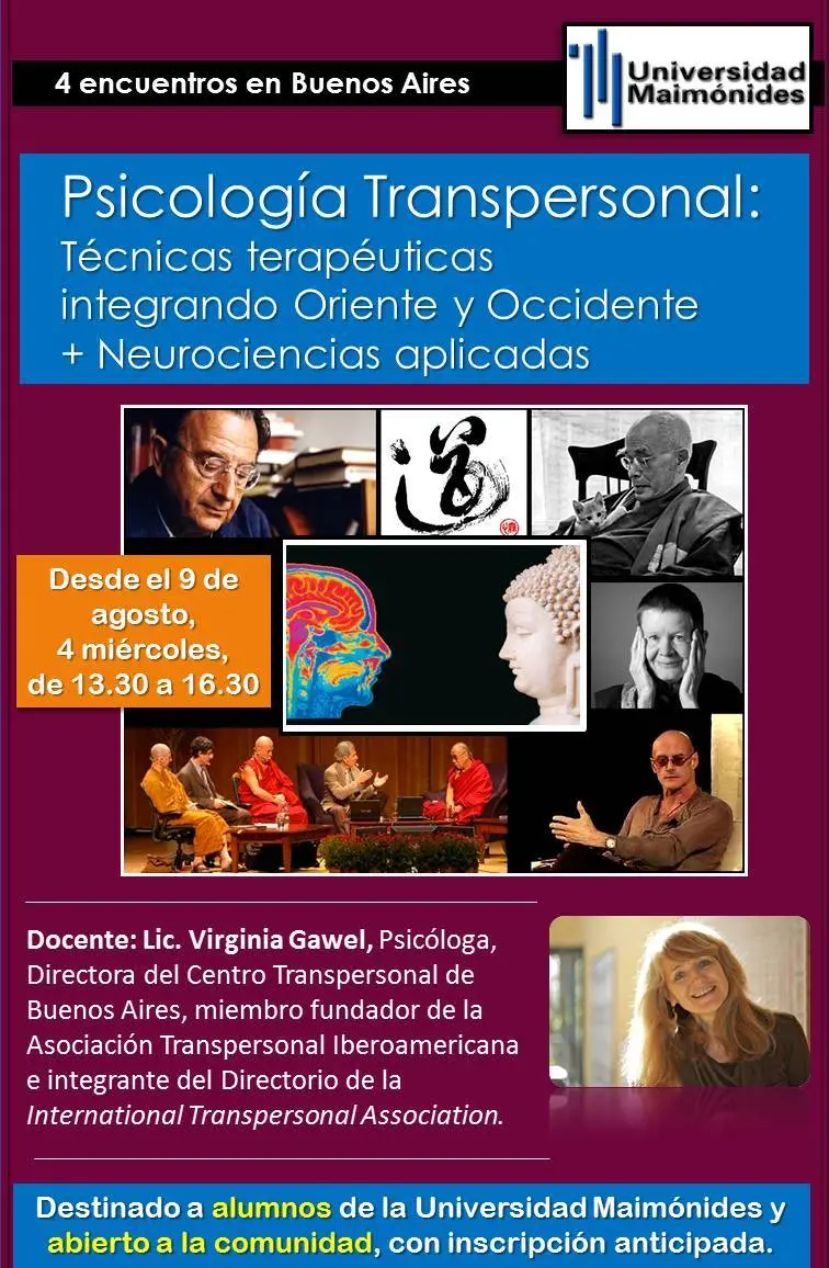 psicologia transpersonal argentina - Quién es Virginia gawel